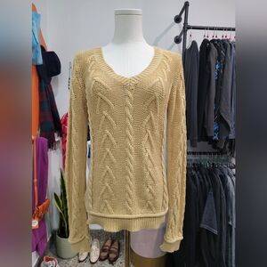 Ça Va De Soi Women's Cable Knit Sweater - Cream